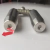 Car Washing Turbo Rotating Fast Connect Water Sprayer Fittings High-Pressure Washer Double Head Stainless Steel Rotating Nozzle