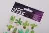 Carton hand decorative crafts and scrap booking stickers wall PVC cactus stickers