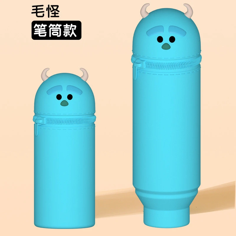 Cartoon Cute Silicone Pencil Case Container Pencil Bags Kawaii