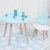 Import Cartoon Ocean Series Kids Table and Chair Solid Wood Children Desk Set Baby Home Furniture from China