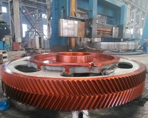 Casting Herringbone Ring Gear/custmized Gear/large Cement Mill Herringbone Girth Big Helical Steel Double Large Module Gear