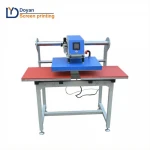 CE automatic double station sublimation heat press machine T shirt heat press