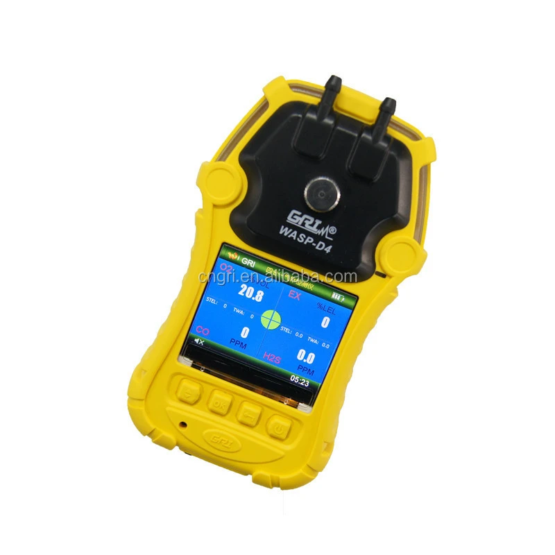 CH4 O2 CO H2S 4 gas detector  using in coal mine with MA