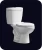 Import CHAOZHOU ceramic Cheap  unique Two Piece ceramic bathroom squat toilet bowl from China