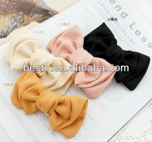 cheap Factory supplier selling ribbon bow hair for grils