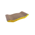 Cheap Paperboard Pet Supplier Wholesale I Wave W Square Shape Corrugated Cardboard Cat Scratcher Toy Board