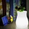 Cheap price modern flower vase plastic   room LED night lamp