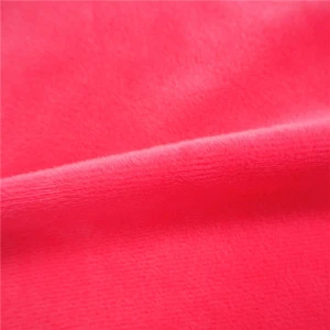 cheap textile polyester velour fabric soft shell toys fur fleece fabric minky plush fabric