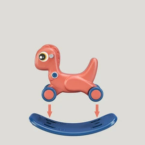 Cheap toddler baby walker kids games children dragon animal plastic ride on rocking horse