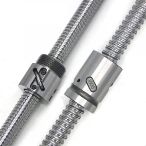China CNC Precision stepper motor actuator shaft support miniature ball lead screw double nut linear guide 1605 sfu ball screw