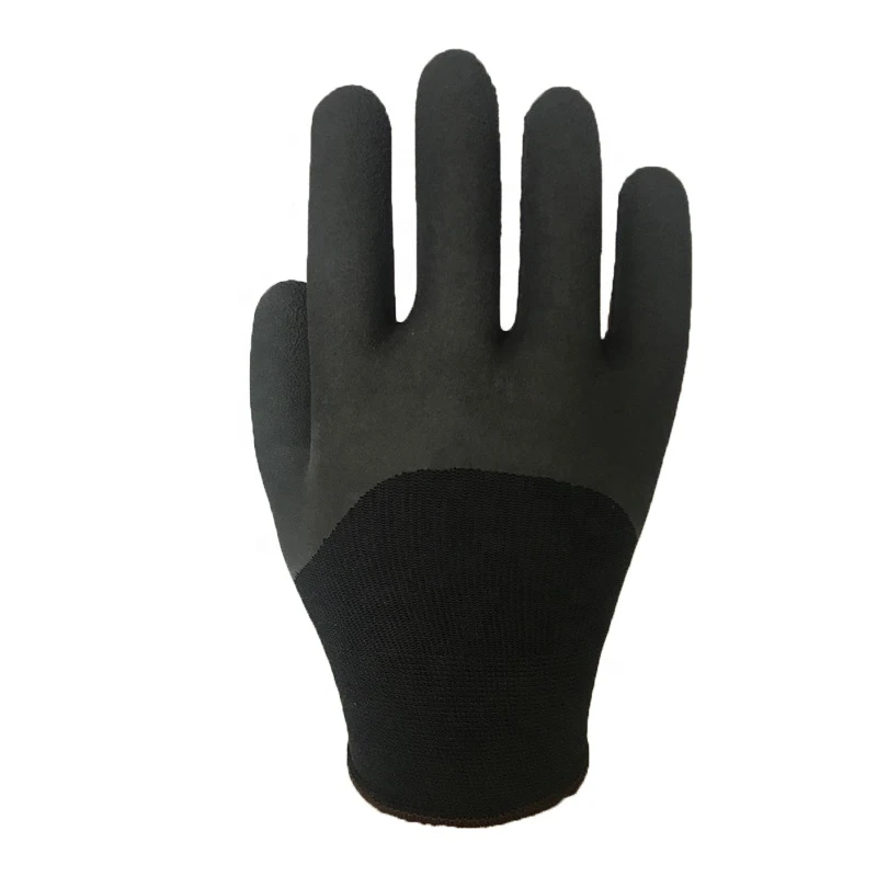 China Double-deck 3/4 Coating Winter Tools Man Work Safety Gloves