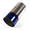 China factory blue chroming SS304 exhaust pipe straight stainless steel tube