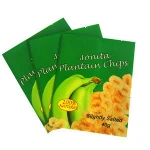 China Factory Heat Sealable snack food packaging bag for banana plantain chips