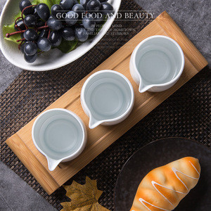 China factory OEM custom made cheap white glazed 250ml porcelain juice/milk jug cup ceramic coffee