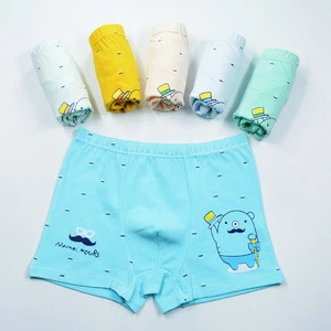China professional soft cotton screen printing top quality cheap kids underwear models