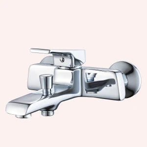 China Sanitary Ware Bathroom Brass Single Handle Saving Water Faucet Deck Mounted Bath Shower Tap Mixer For Water