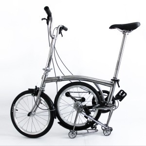 china supplier 3 speed brompton folding bike titanium brompton bicycle