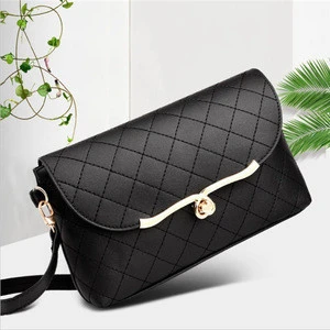 China Wholesale Ladies Handbags Women black PU Leather Handbag For Girls