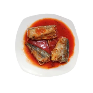 Chinese canned mackerel fish in tin