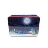 Chinese style rectangle tin can for cookie or mooncake