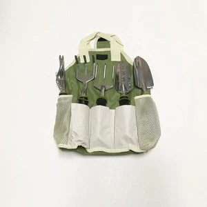 Chinese supplier gardening set tools with bag