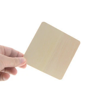 Christmas wholesale 4 inch unfinished blank wood squares plaque tiles slices wood cutouts for painting drinks ornaments