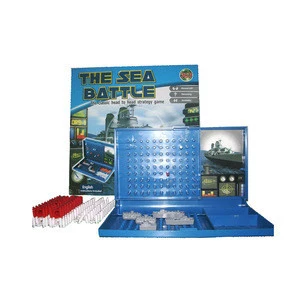 Classic Plastic Sea Battle Toys Head to Head Strategy Game