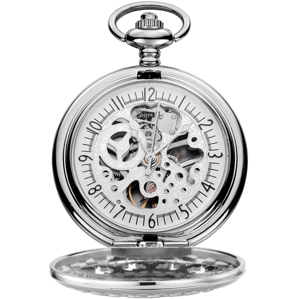 Classic style japan mechanical movt alloy quartz pocket watch Reloj de bolsillo