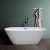 Import Classical 150cm small Size Corner Clear Bathroom Freestanding Acrylic bathtub Indoor BathTubs from China