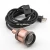 Import Cloth covered textile cable cord set with switch and plug from China