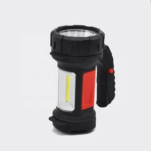 Clover Ultra Bright usb rechargeable Hunting Searchlight flashlight led el feneri 3W COB hand lamp