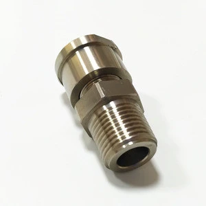 CNC machining of titanium alloy oil valve fixing screw nut