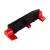 Import Cold and hot water switch red and black color combination bath faucet bath simple shower set from China