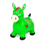 Color Printed Musical PVC Inflatable Jumping Animal Toy For Sale