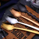 Colored dinner spoon,304 stainless steel salad ice cream dessert spoon