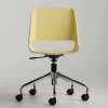 Colorful leisure stackable  conference office plastic chair coffee chair restaurant chair