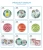 Import colourful modern summer recyclable soft teal melamine dessert plate from China