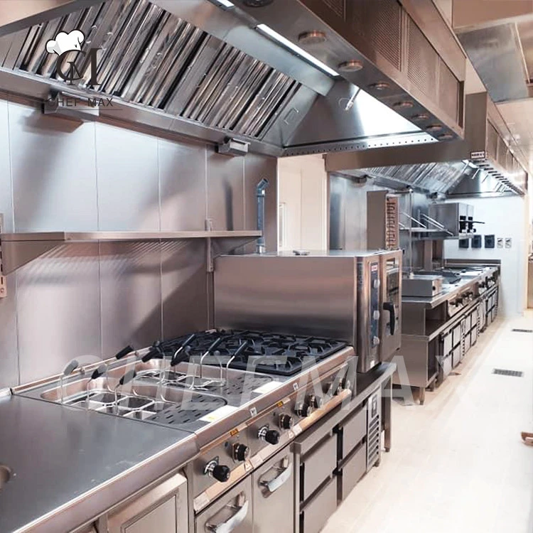 Commercial One Stop Professional Stainless Steel Free Design Service Restaurant Kitchen Engineering Project