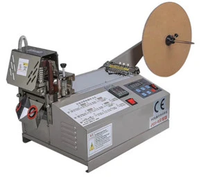 Computer leather strip cutting machine with video hot knife and cold blade cutter available WL-102