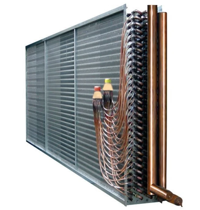Copper tube aluminum fin condenser coil Tube Heat Exchangers