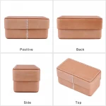 Cosmetic Storage Box Makeup Organizer Leather Storage Box With Lid Storage Boxes Bins