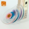 Cosmetics Applicator Dry Flower Clear Round Shape Silicone Beauty Makeup Sponge