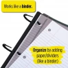 Cost-effective chinese supplier chic cover design file organizer and notebook with ring binder