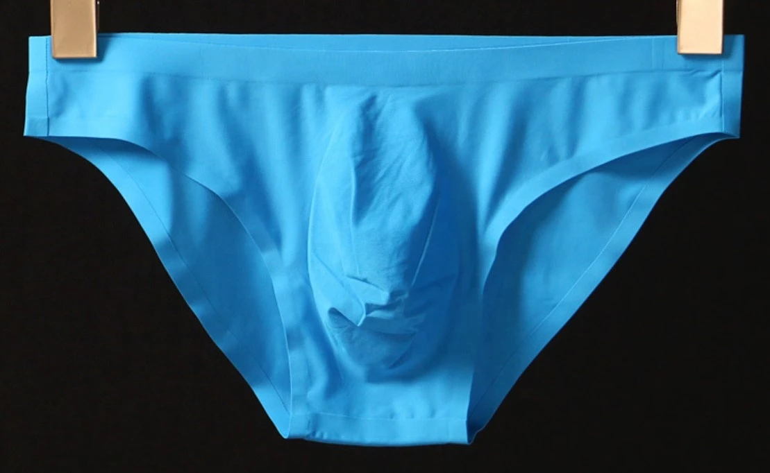 cotton spandex material mens boxer briefs elastic underwear men&#x27;s trunk briefs with pouch