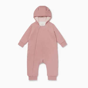 Custom design Newborn Baby Clothes Natural Fabric Long Sleeves Bamboo Baby Romper Zipper Outwear Baby Winter Romper