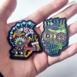 Custom Embossed 3d Soft Garment Pvc Patch Wholesale Pvc Clothing Patch