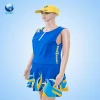 Custom Fashional Print Netball Skirts /netball uniforms/China factory made women player name embroidered netball dress
