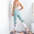 Import Custom Gym 2piece Khaki Nude Seamless Sport Bra Legging Fitness Wear Ladies Women Adjustable Footed Yoga Pant Sets from China