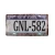 Import Custom high quality cheap price printed aluminum car license number plate from China