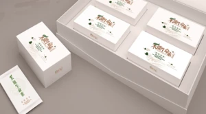 Custom logo Rigid packaging box with dividers for health care products